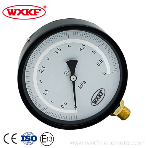 4" Dry bourdon tube air pressure gauge